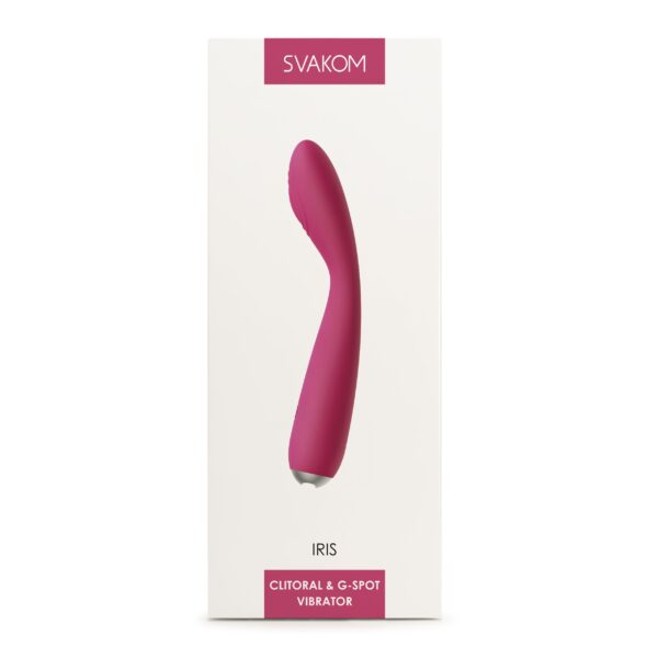 SVAKOM - Iris G-Spot En Clitoris Vibrator - Plum Red - Afbeelding 3