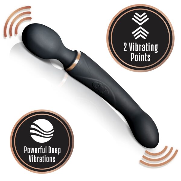 Lush Gia Dubbele Vibrator - Zwart - Afbeelding 2