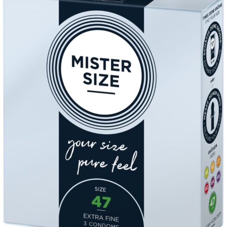 MISTER.SIZE 47 mm Condooms 3 stuks