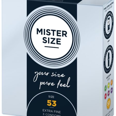 MISTER.SIZE 53 mm Condooms 3 stuks
