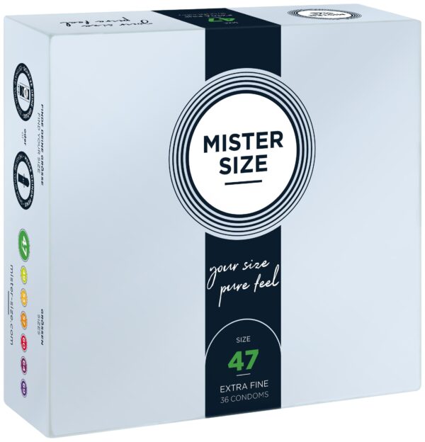 MISTER.SIZE 47 mm Condooms 36 stuks - Afbeelding 2