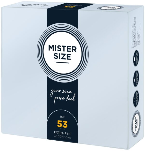 MISTER.SIZE 53 mm Condooms 36 stuks