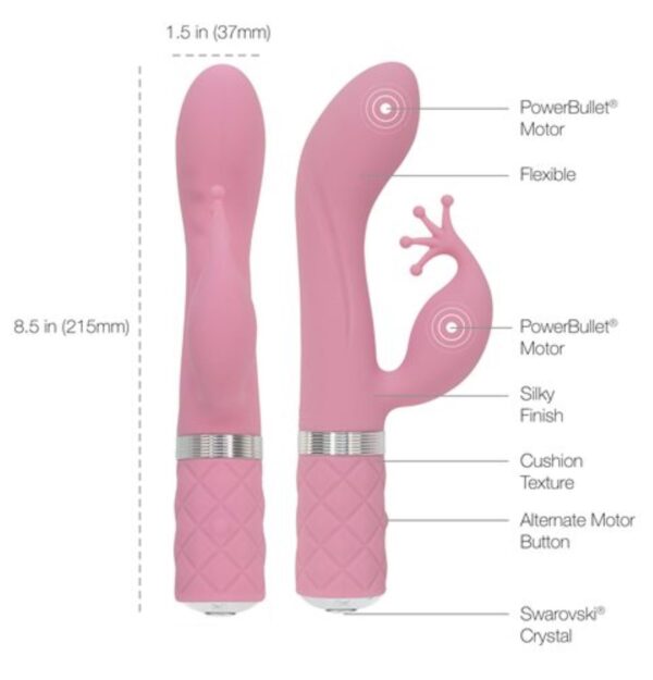 Pillow Talk - Kinky Rabbit & G-Spot Vibrator - Roze - Afbeelding 7