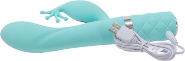 Pillow Talk - Kinky Rabbit & G-Spot Vibrator - Teal - Afbeelding 6