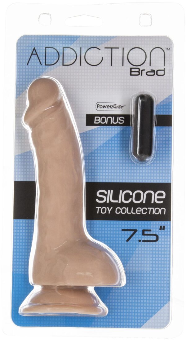 Addiction - Brad Realistische Dildo Met Zuignap - 19 cm - Afbeelding 5