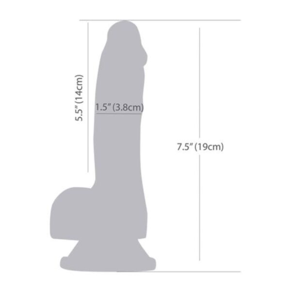 Addiction - Brandon Glow In The Dark Dildo - 18 cm - Afbeelding 5