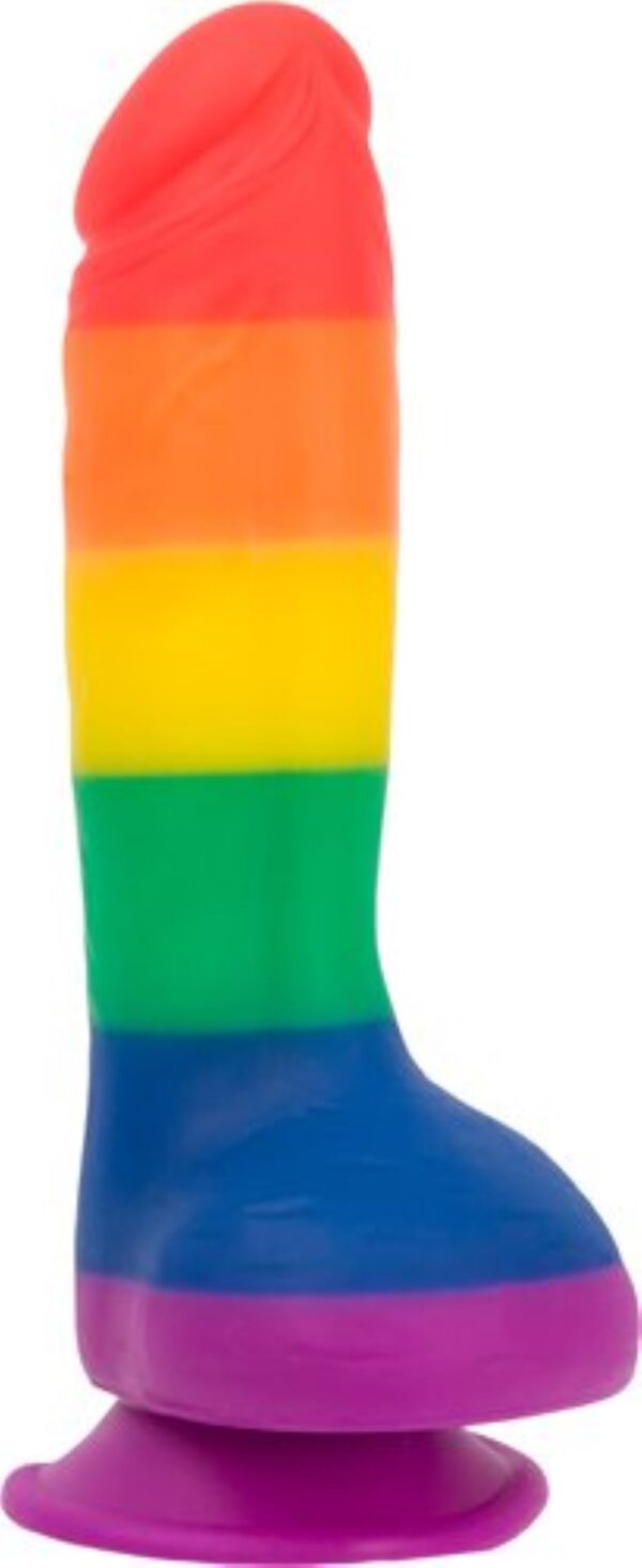 Addiction - Justin Rainbow Siliconen Dildo - 19 cm - Afbeelding 3