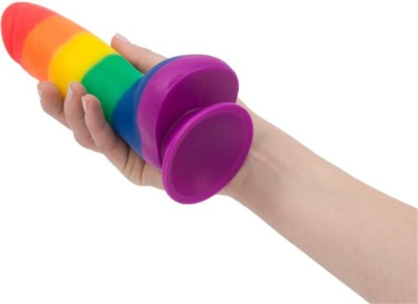 Addiction - Justin Rainbow Siliconen Dildo - 19 cm - Afbeelding 4