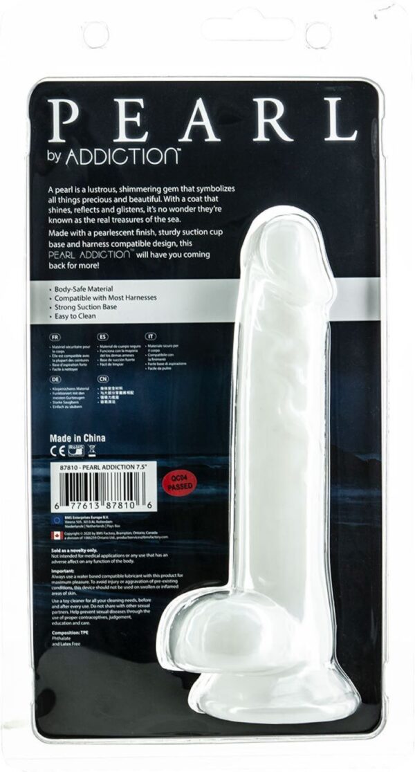 Addiction - Pearl Dildo Met Zuignap - 18 cm - Afbeelding 6