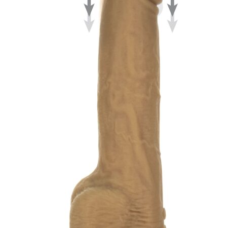 Naked Addiction - Realistische Stotende Dildo met Afstandsbediening - 23 cm