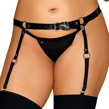 Verstelbare Jarretelgordel Lakleer - Curvy