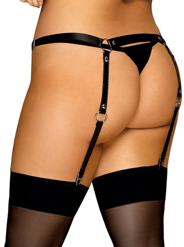 Verstelbare Jarretelgordel Lakleer - Curvy - Afbeelding 2