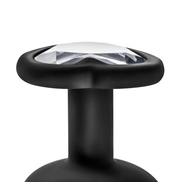 Temptasia - Bling Anaalplug - Medium - Zwart - Afbeelding 4