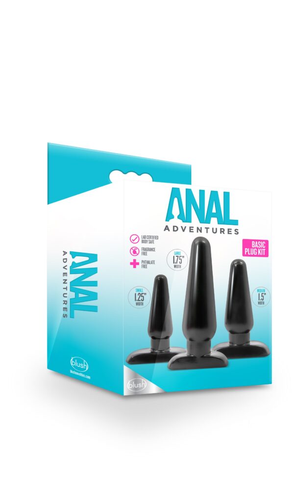 Anal Adventures - Basic Anaal Plug Set - Afbeelding 3