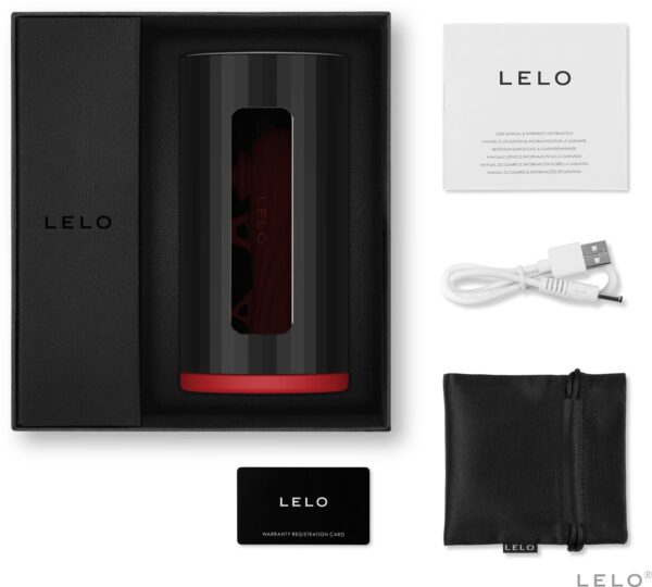 LELO F1S V2 Masturbator App Controlled - Zwart/ Rood - Afbeelding 4