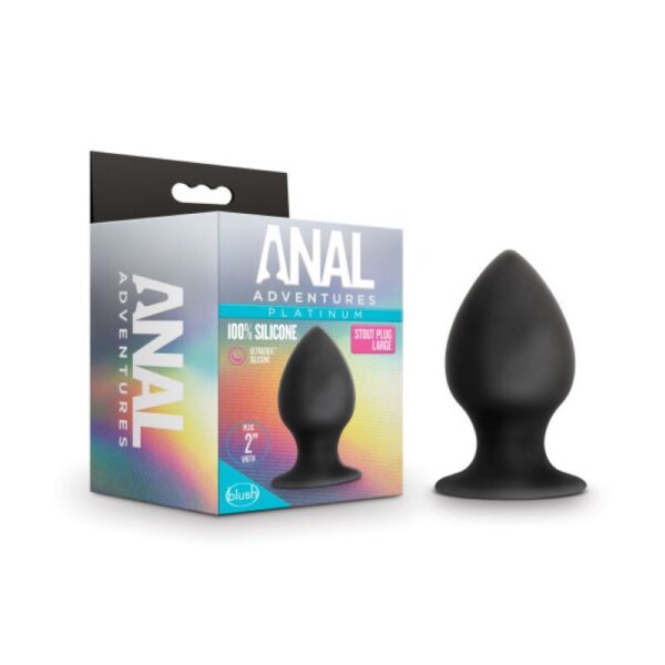 Anal Adventures Platinum - Stout Anaal Plug - Large - Afbeelding 3