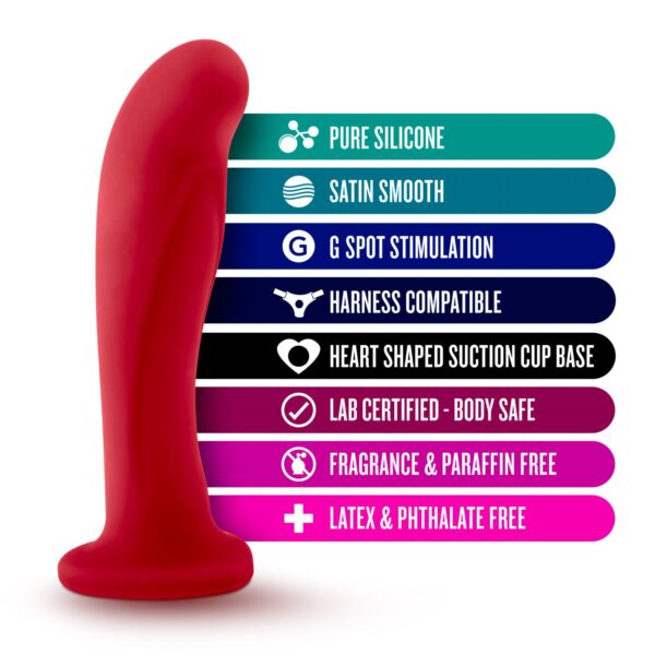 Temptasia - Jezebel Dildo - Crimson - Afbeelding 5