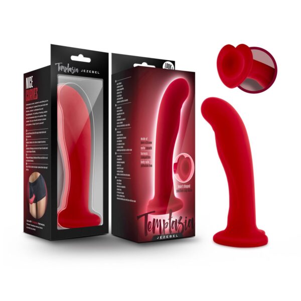 Temptasia - Jezebel Dildo - Crimson - Afbeelding 6