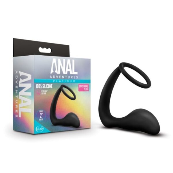 Anal Adventures Platinum - Anaal Plug Met Cockring - Afbeelding 5