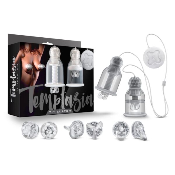 Temptasia - Titillator Vibrerende En Roterende Tepelzuigers - Afbeelding 6