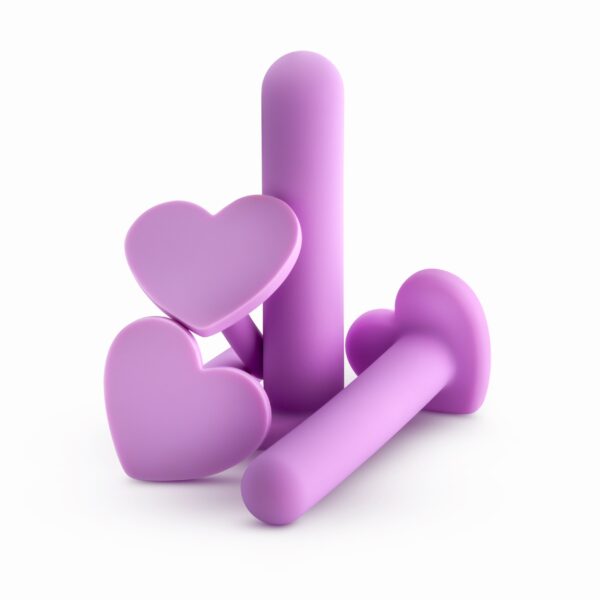 Wellness - Siliconen Vagina Dilator Set - Paars - Afbeelding 2