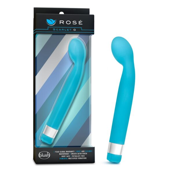 Rose - Scarlet G-spot Vibrator - Blauw - Afbeelding 5