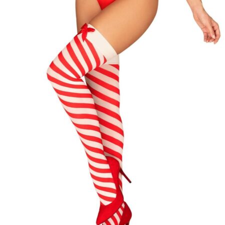 Kissmas Gestreepte Kerst Kousen