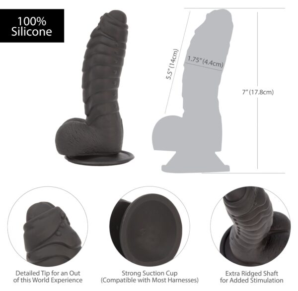 Addiction - Ben Dildo Met Zuignap - 17 cm - Afbeelding 3