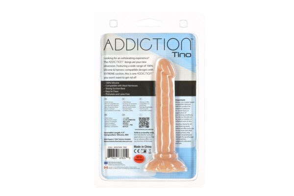 Addiction -  Tino Siliconen Dildo - 13 cm - Afbeelding 5
