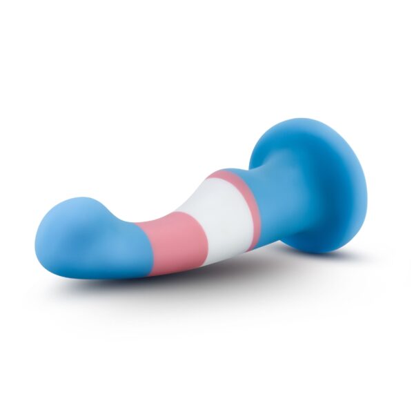 Avant - Pride Siliconen Dildo Met Zuignap - True Blue - Afbeelding 3