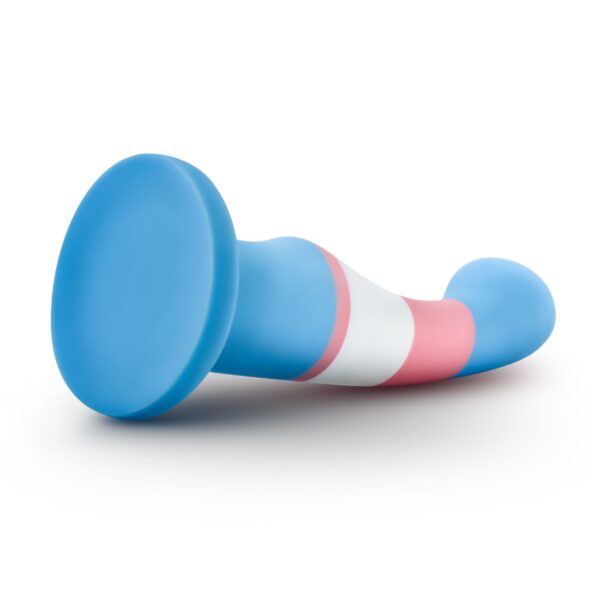 Avant - Pride Siliconen Dildo Met Zuignap - True Blue - Afbeelding 4