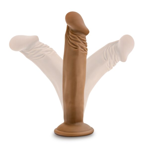 Dr. Skin - Dr. Small Dildo Met Zuignap 16 cm - Mocha - Afbeelding 5