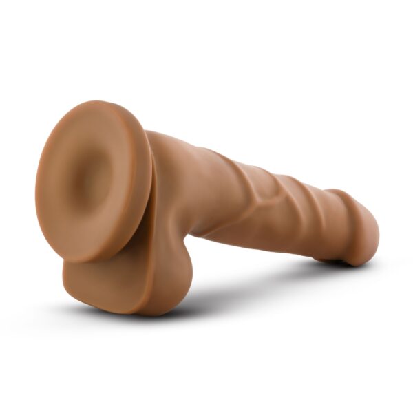 Dr. Skin - Realistische Dildo Met Zuignap 20 cm - Mocha - Afbeelding 4