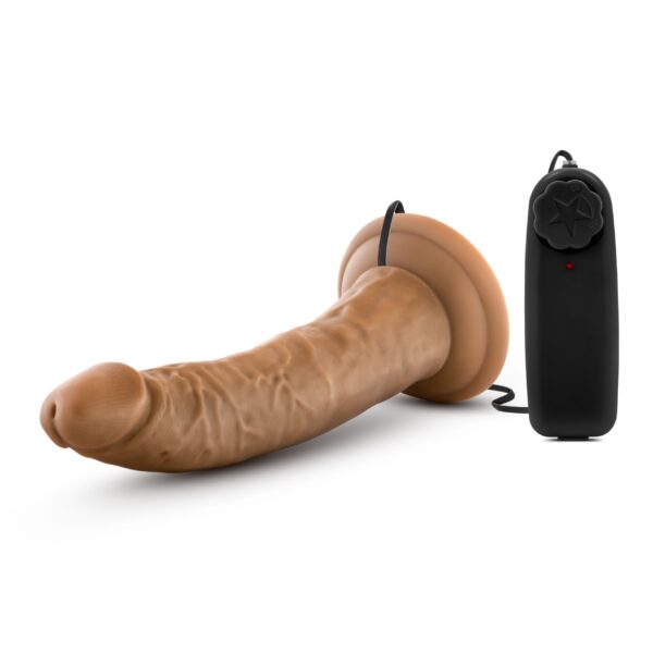 Dr. Skin - Dr. Dave Vibrator Met Zuignap - Mocha - Afbeelding 2
