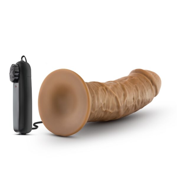 Dr. Skin - Dr. Joe Vibrator Met Zuignap 20 cm - Mocha - Afbeelding 3