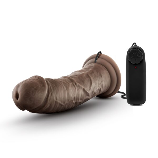 Dr. Skin - Dr. Joe Vibrator Met Zuignap 20 cm - Chocolate - Afbeelding 3