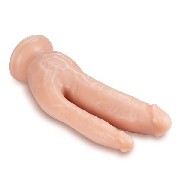 Dr. Skin - Dubbele Dildo 21 cm - Vanilla - Afbeelding 2