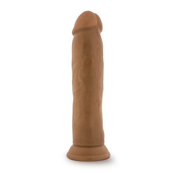Dr. Skin - Realistische Dildo Met Zuignap 24 cm - Mocha - Afbeelding 2