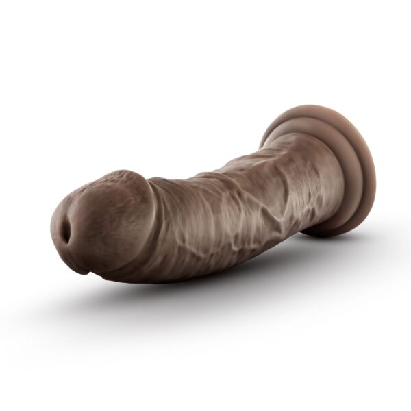 Dr. Skin - Realistische Dildo Met Zuignap 20 cm - Chocolate - Afbeelding 3