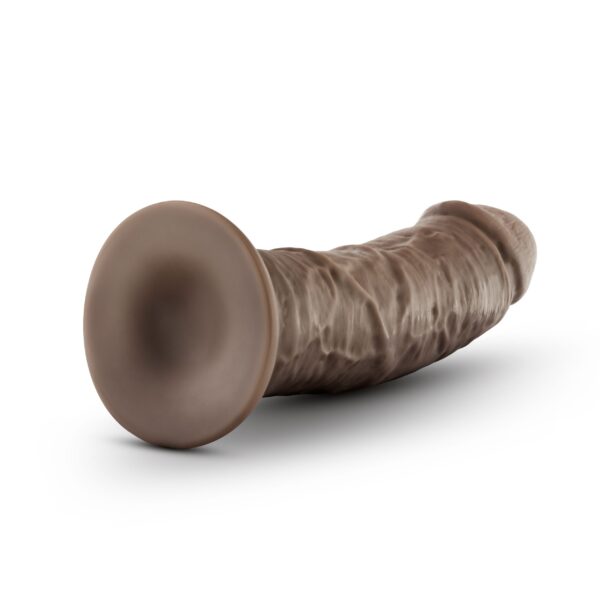 Dr. Skin - Realistische Dildo Met Zuignap 20 cm - Chocolate - Afbeelding 4