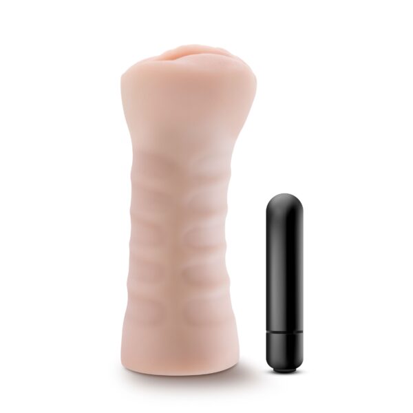 M for Men - Ashley Masturbator Met Bullet Vibrator- Vagina - Afbeelding 2