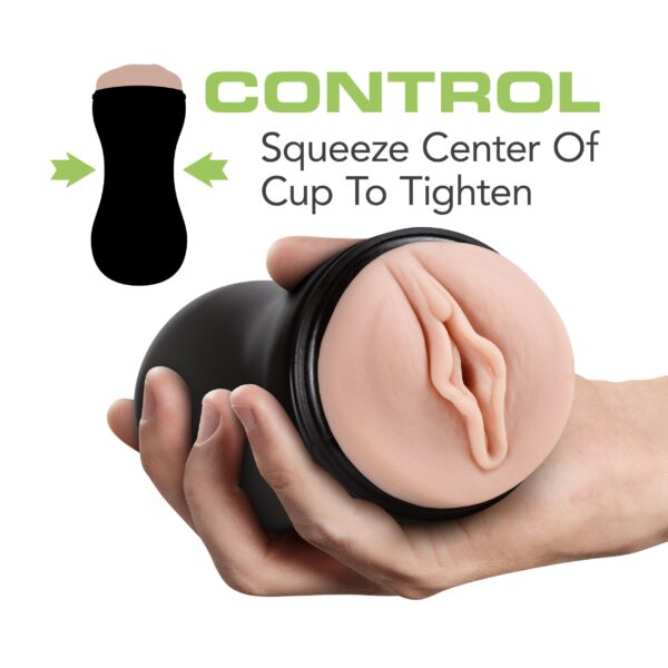 M for Men - Soft and Wet Masturbator Self Lubricating - Ribbels - Afbeelding 2