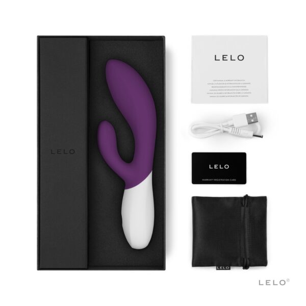 LELO - Ina Wave 2 Rabbit Vibrator - Plum - Afbeelding 4