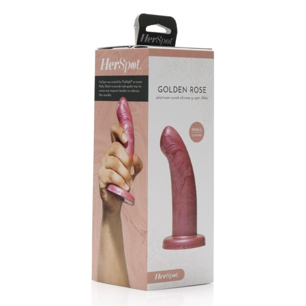 Fleshlight - HerSpot Dildo Golden Rose - Small - Afbeelding 5