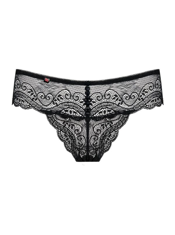 Miamor Kanten String - Zwart