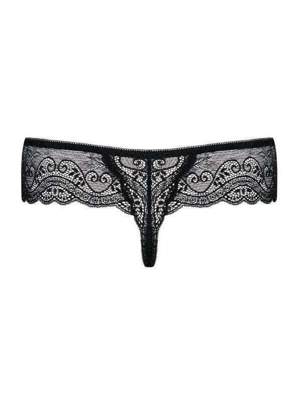 Miamor Kanten String - Zwart - Afbeelding 3
