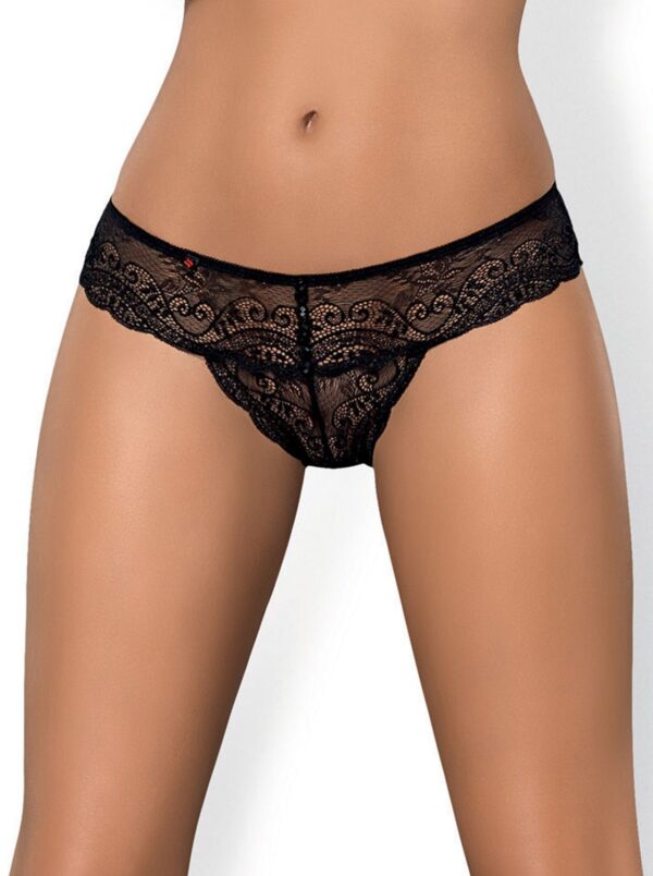 Miamor Kanten String - Zwart - Afbeelding 5
