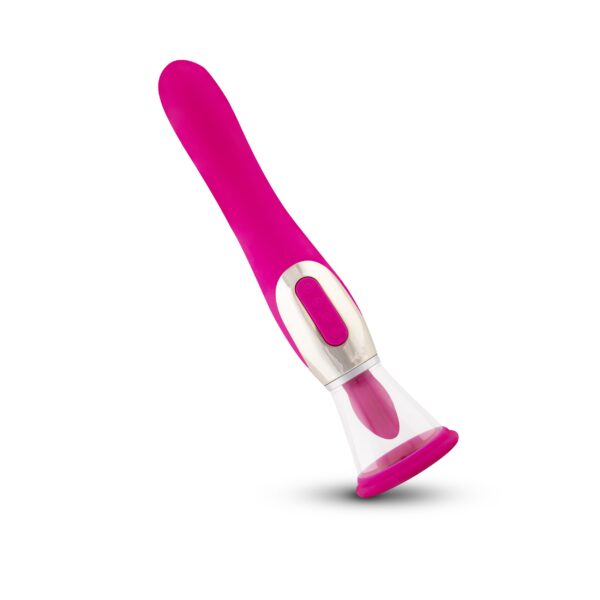 Teazers - Pleasure Pump Met G-Spot Vibrator - Roze - Afbeelding 8