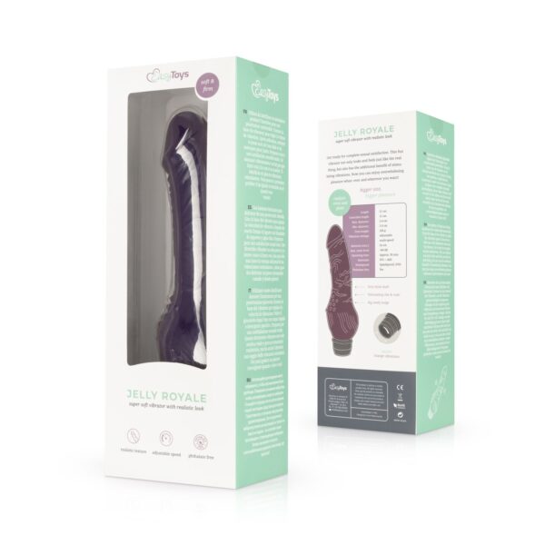 Jelly Royale - Realistische Vibrator - Paars - Afbeelding 2