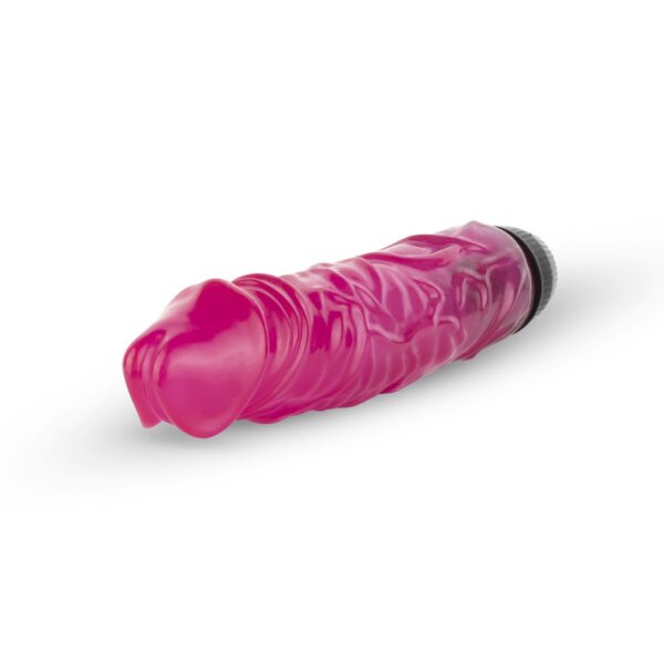 Jelly Supreme - Realistische Vibrator - Roze/Glitters - Afbeelding 4